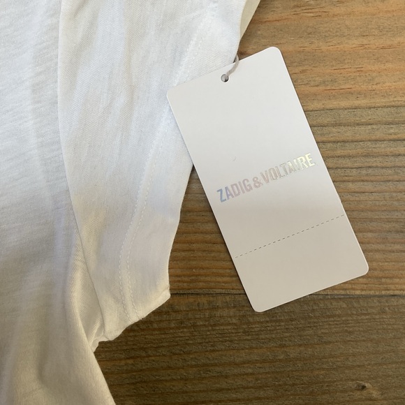 ZADIG & VOLTAIRE “MICK” TEE SHIRT - Picture 4 of 5